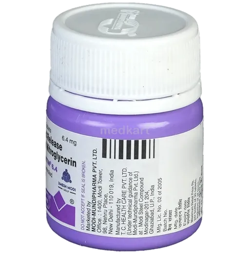 nitrocontin 6.4mg tablet 30's